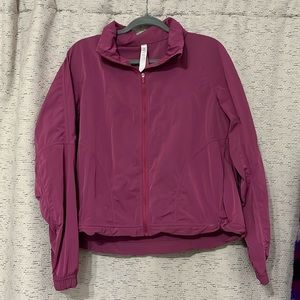 Lululemon pink windbreaker- size 8